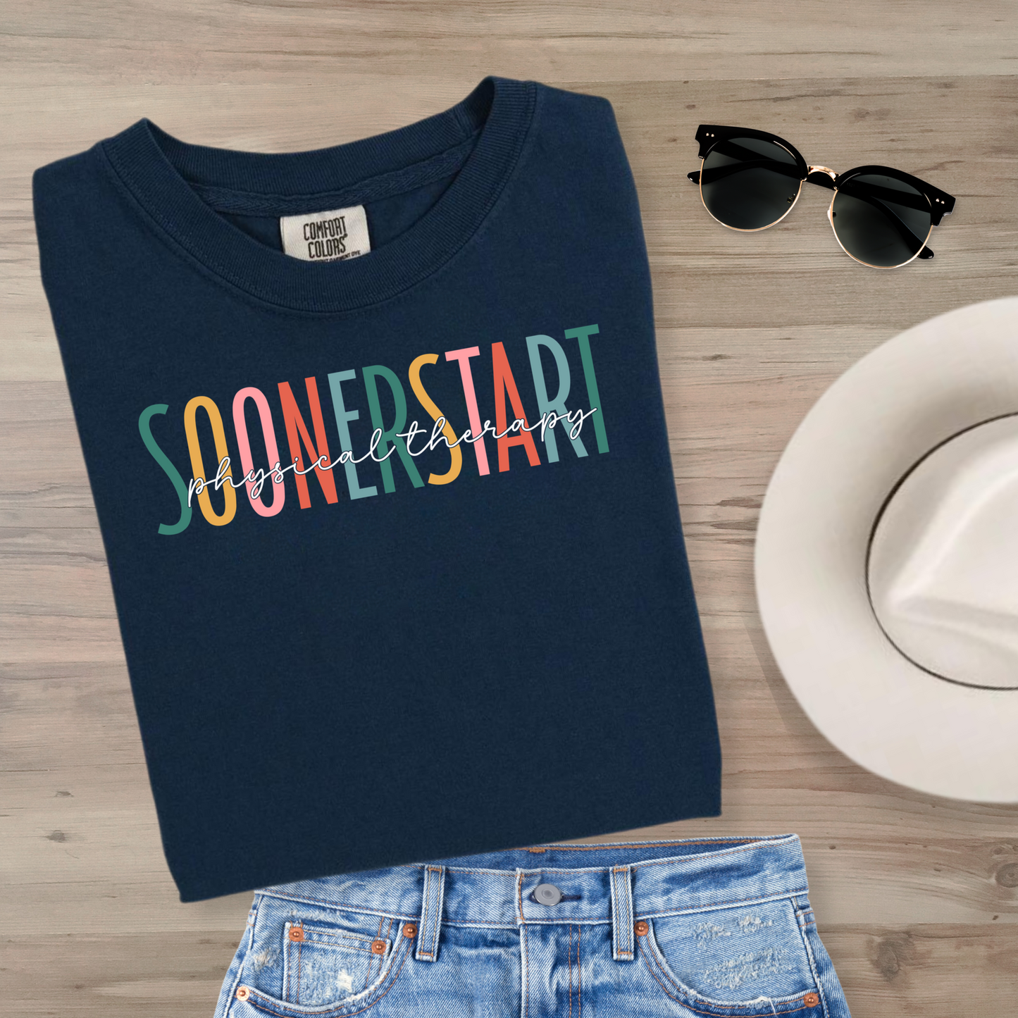 SoonerStart Rainbow Tee