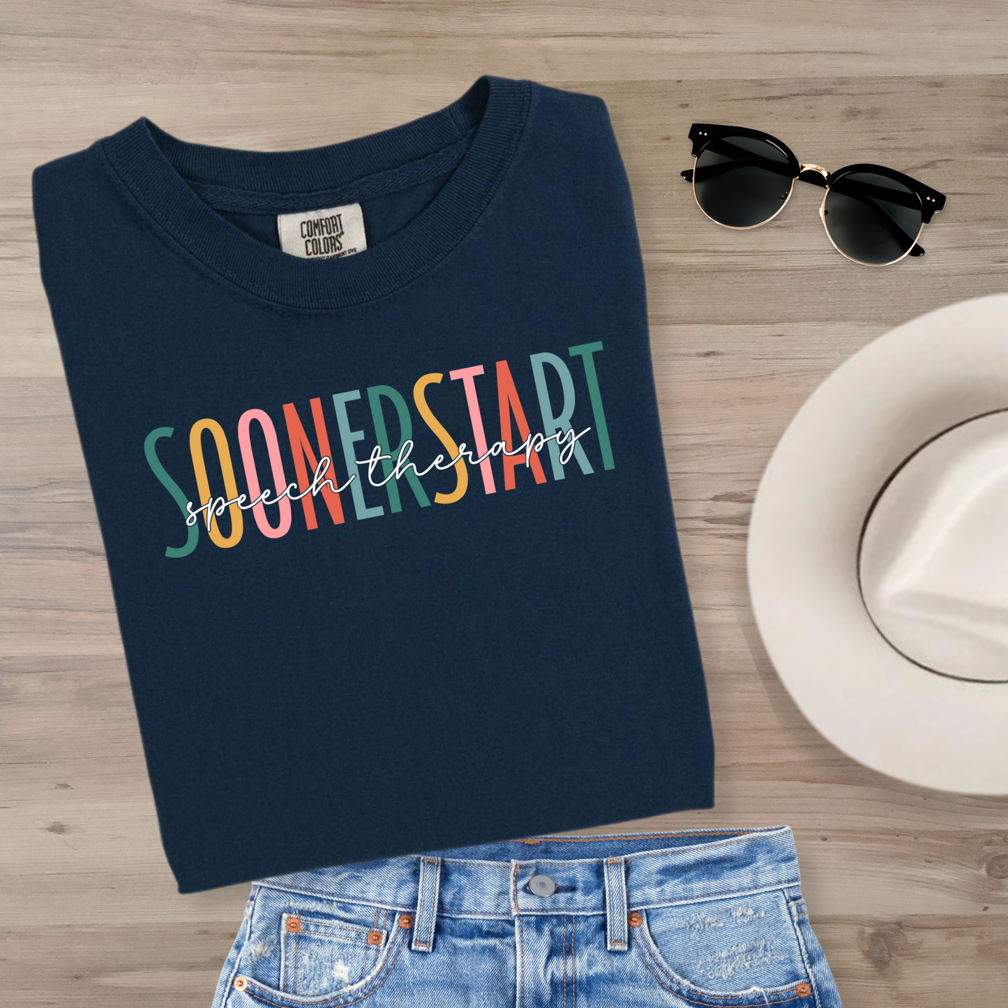 SoonerStart Rainbow Tee