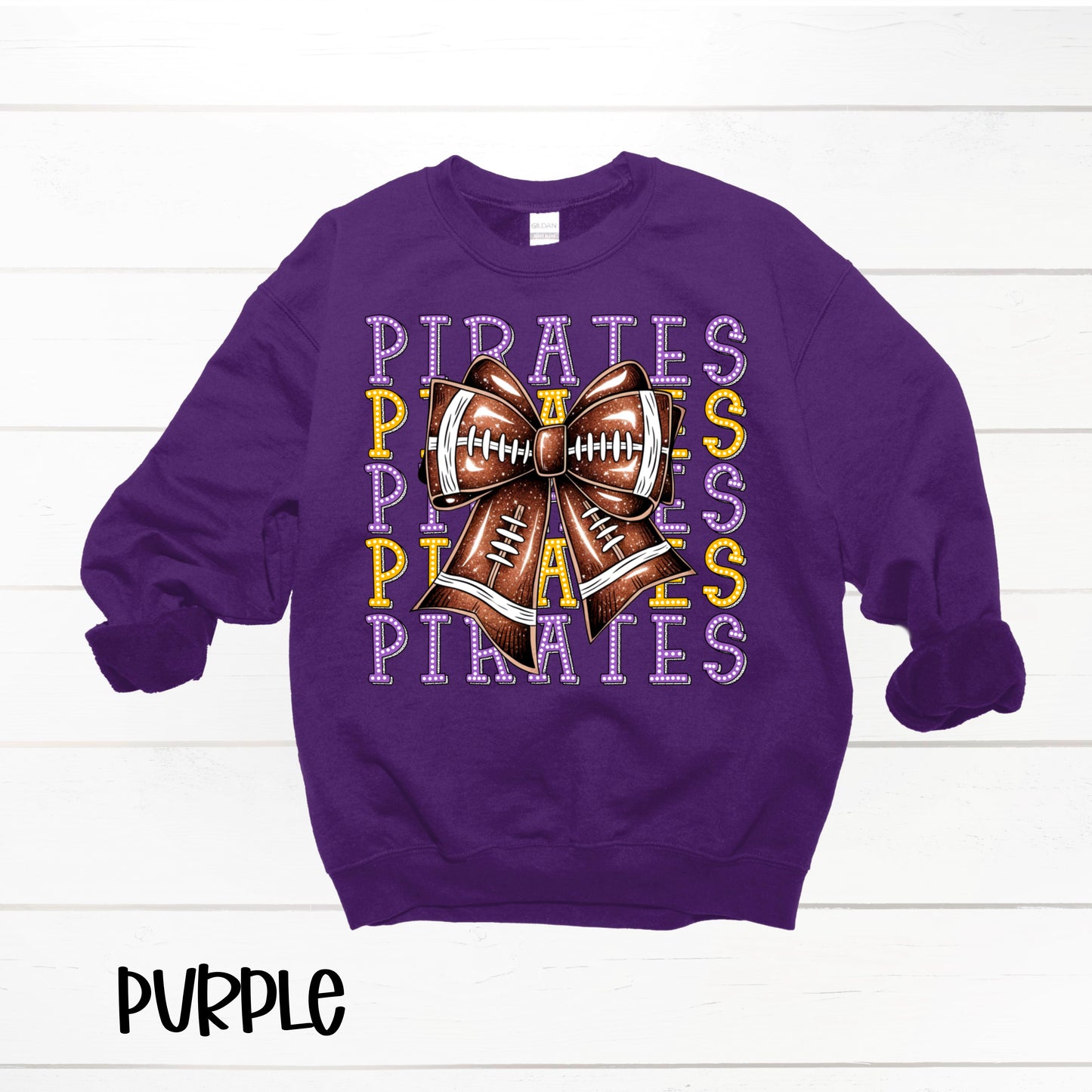 Pirates Football Bow