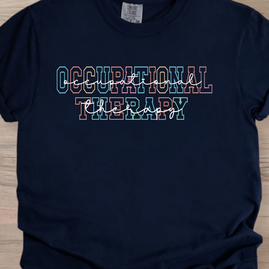 Occupational Therapy Typography Tee