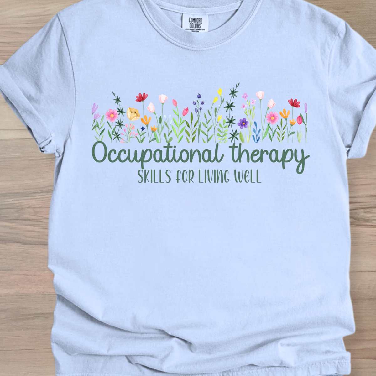 Floral OT Tee