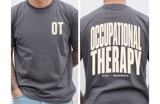 Charcoal OT Tee Softstyle Gildan