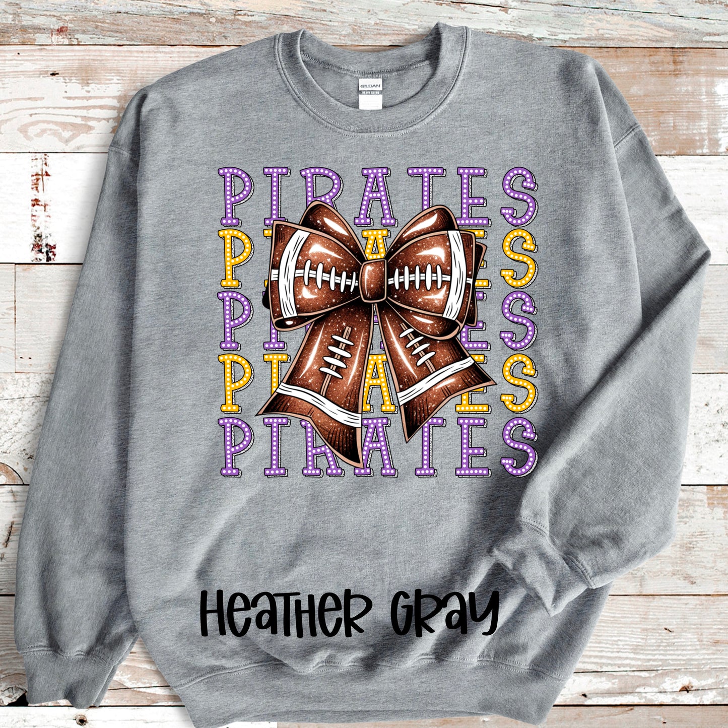 Pirates Football Bow