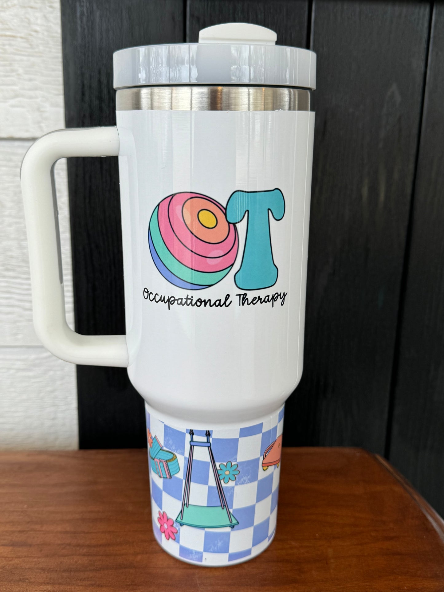 Tumbler: 40 oz Pediatric Occupational Therapy Quencher Tumbler