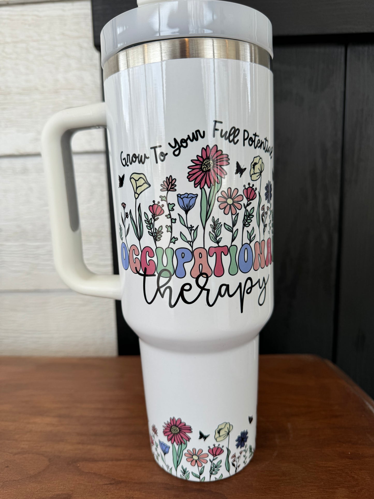 Tumbler: Grow your Full Potential with OT 40 oz Quencher Tumbler