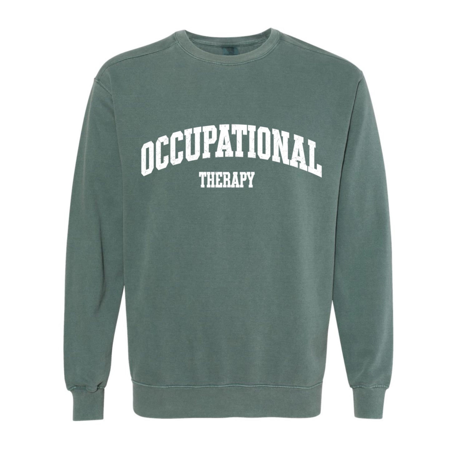 Varsity Occupational Therapy Sweatshirt COMFORT COLORS