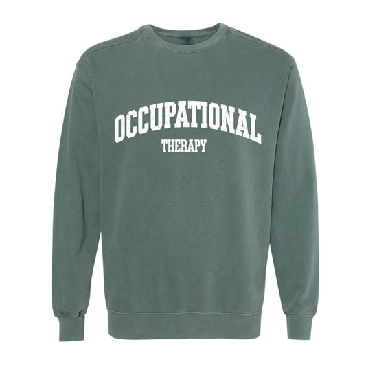Varsity Occupational Therapy Sweatshirt COMFORT COLORS
