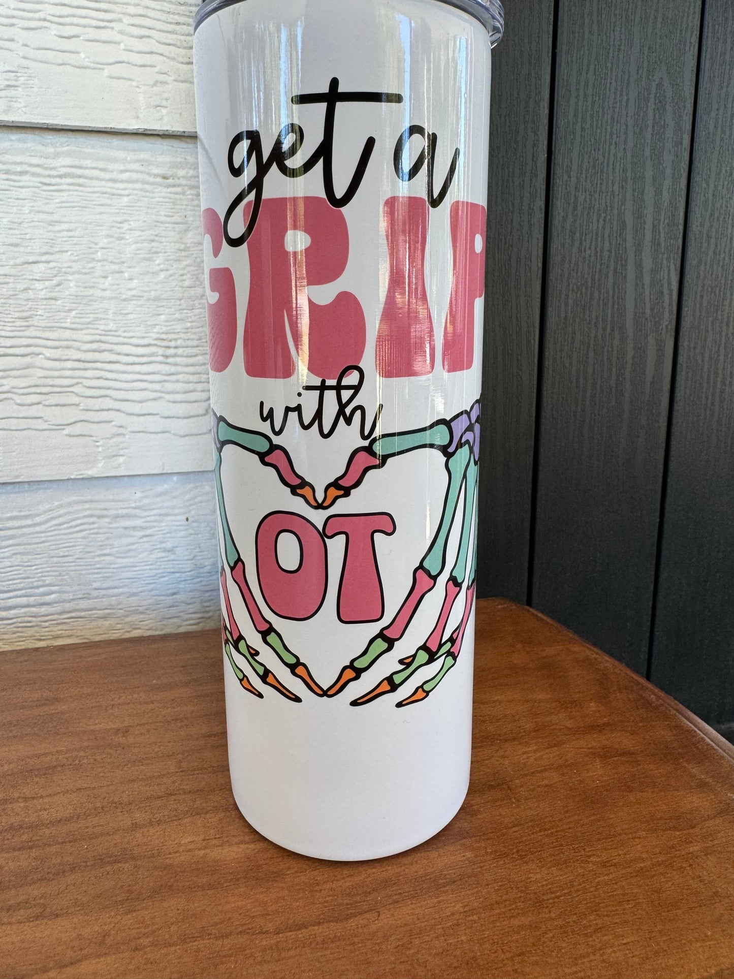 Tumbler: 20 oz Get A grip with OT