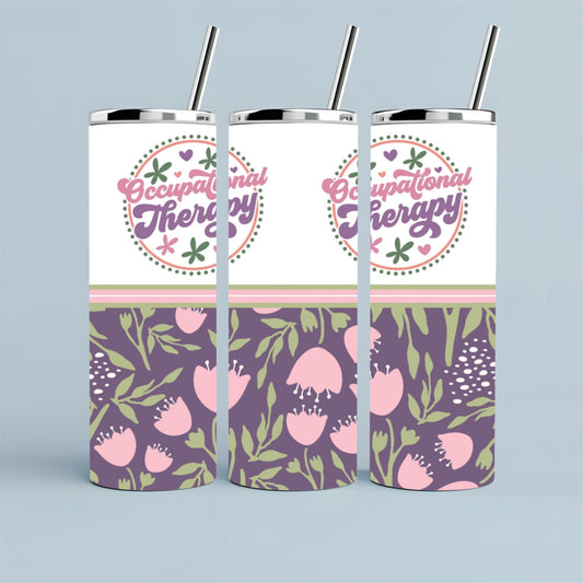Tumbler: 20 oz Occupational Therapy Tulip